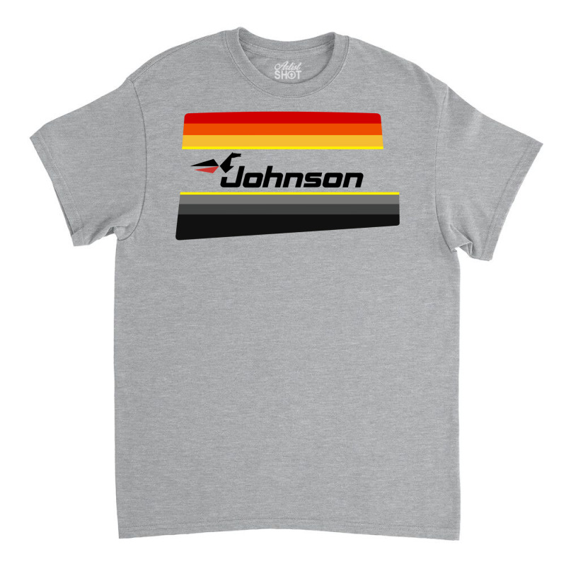 Retro Johnson Outboards Shirt Classic T-shirt by aytakbeytul0 | Artistshot