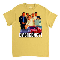 Retro Vintage 70s Emergency! Cast Tribute Classic T-shirt | Artistshot