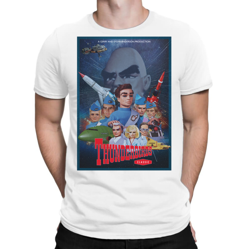 Thunderbirds Classic Vintage Retro Poster T-shirt | Artistshot