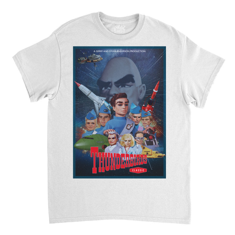 Thunderbirds Classic Vintage Retro Poster Classic T-shirt | Artistshot