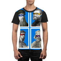 Ninja Artists Leonardo Donatello Raphael Michelangelo Parody Renaissan Graphic T-shirt | Artistshot