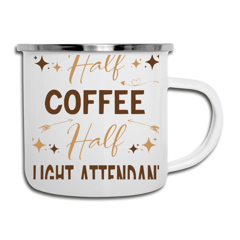 Gift For Flight Attendant Love Coffee Camper Cup | Artistshot