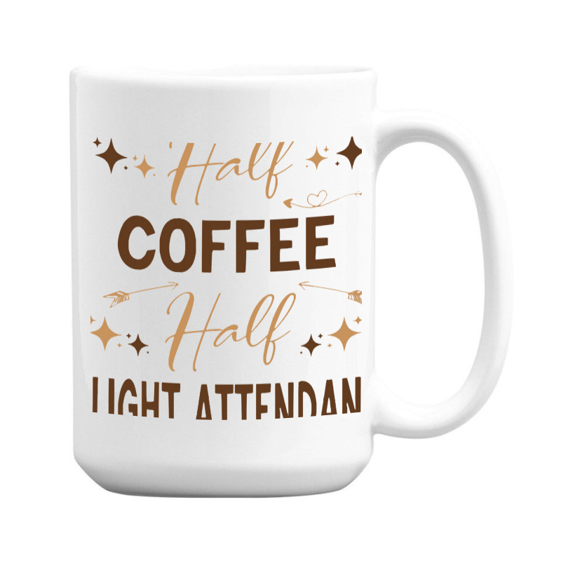 Gift For Flight Attendant Love Coffee 15 Oz Coffee Mug | Artistshot