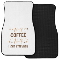 Gift For Flight Attendant Love Coffee Front Car Mat | Artistshot