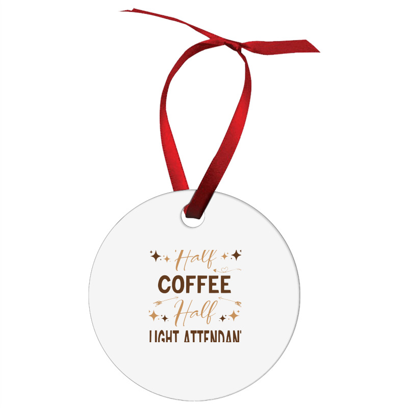 Gift For Flight Attendant Love Coffee Ornament | Artistshot