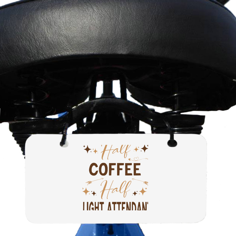 Gift For Flight Attendant Love Coffee Bicycle License Plate | Artistshot