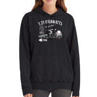 Back To The Future 1.21 Gigawatts Delorean Car (© Ucs Llc And Amblin) Vintage Hoodie | Artistshot