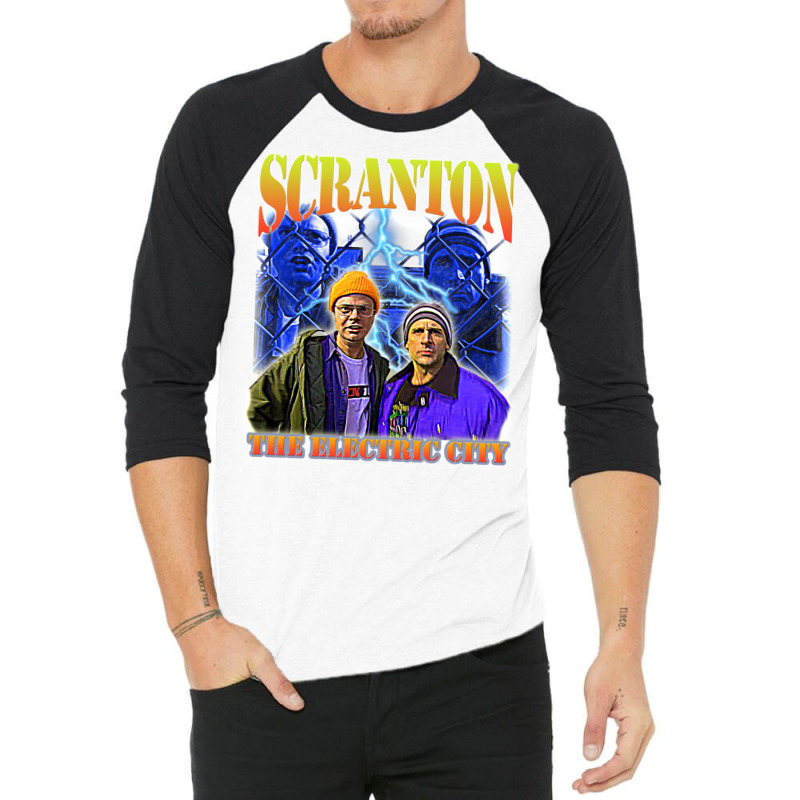 Scranton The Electric City 3/4 Sleeve Shirt | Artistshot