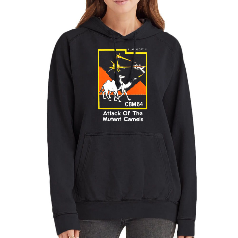 Attack Of The Mutant Camels Commodore 64 Retro Gaming Classic Vintage Hoodie by vonnezramzele | Artistshot