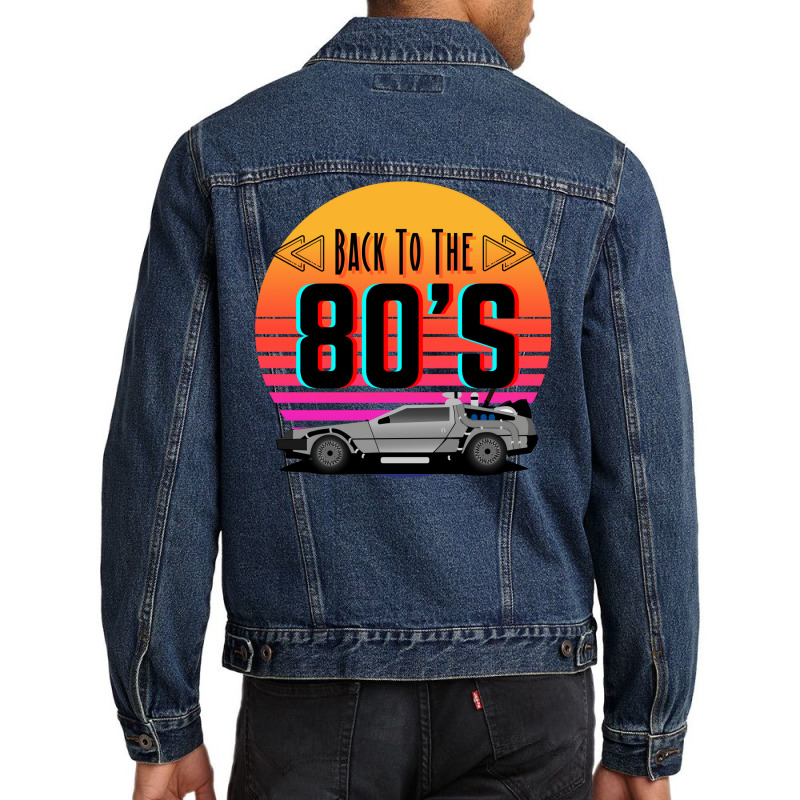 Back To The 80s Inspired Mamaneea Design Classic Men Denim Jacket by vonnezramzele | Artistshot