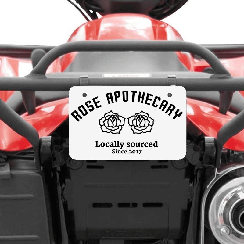 Rose Apothecary Atv License Plate | Artistshot