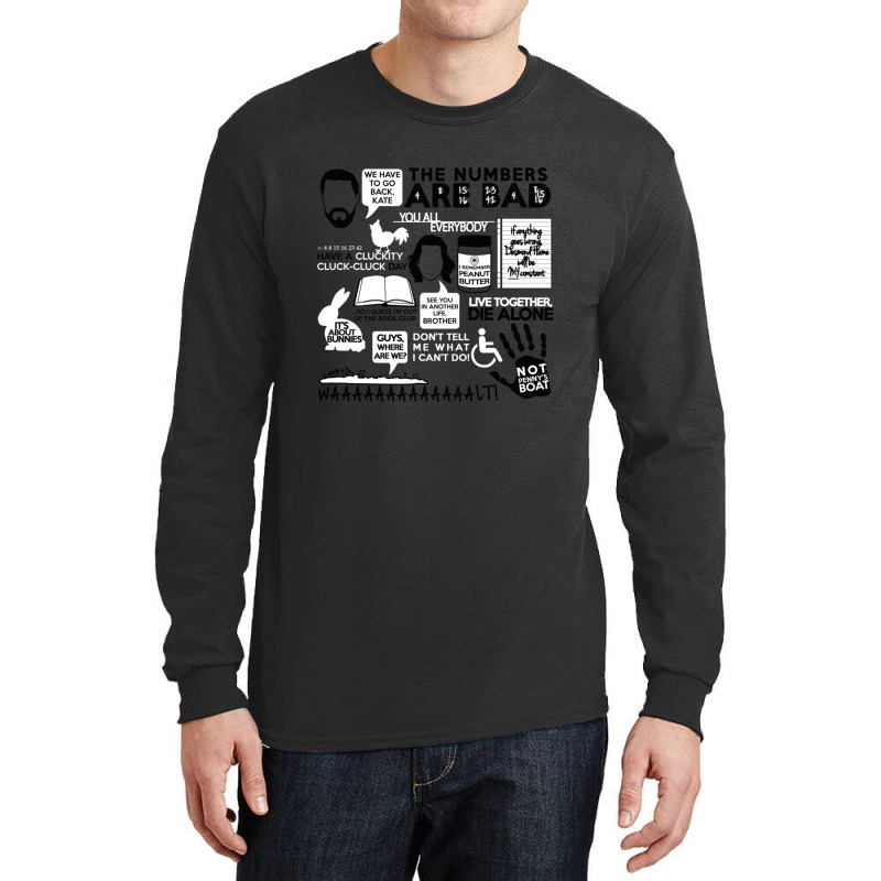 Lost Quotes Long Sleeve Shirts | Artistshot