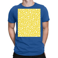 Colorful Retro Memphis Style Pattern Yellow Graphic T-shirt | Artistshot