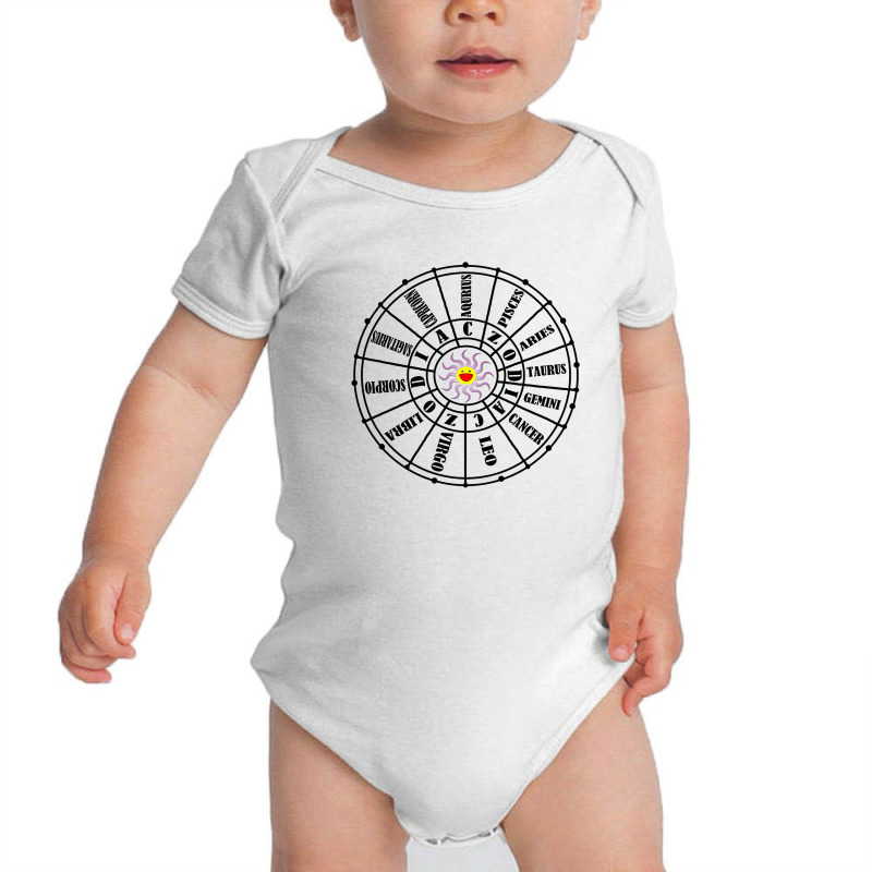 Zodiac Symbols Baby Bodysuit by manishjyotistore | Artistshot