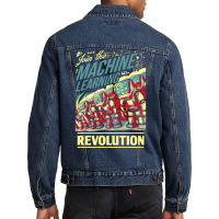 Join The Machine Learning Revolution Men Denim Jacket | Artistshot