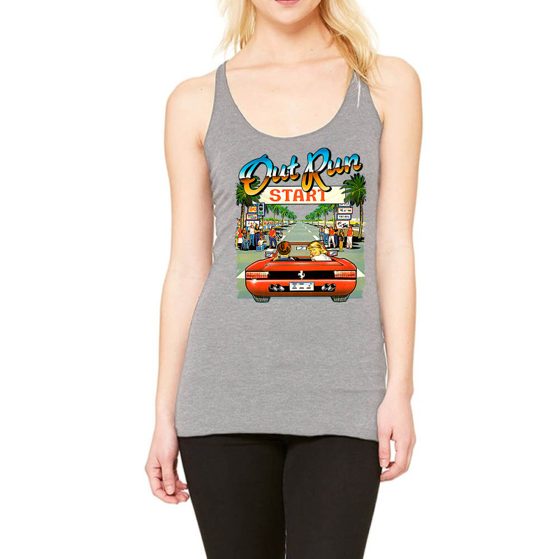 Arcade Out Run Video Game T Shirt Racerback Tank by itjerammahs | Artistshot