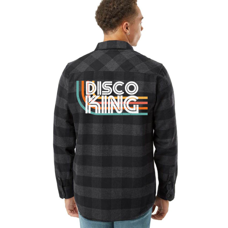 Disco King 80s Aesthetic Gifts And 80s Shirts Flannel Shirt by botitefinos | Artistshot