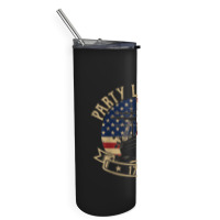 Party Like It's 1773 Funny Us History Boston Tea Vintage Skinny Tumbler | Artistshot