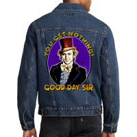 Good Day Sir Wonka Classic Men Denim Jacket | Artistshot