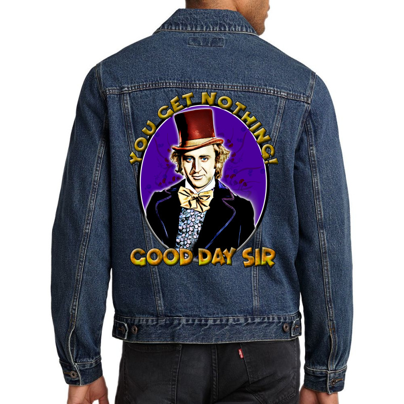 Good Day Sir Wonka Classic Men Denim Jacket by botitefinos | Artistshot