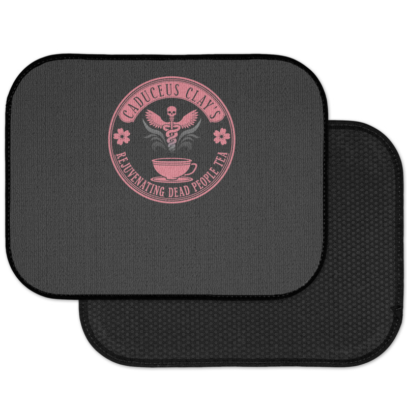 Caduceus' Rejuvenating Dead People Tea Rear Car Mat | Artistshot