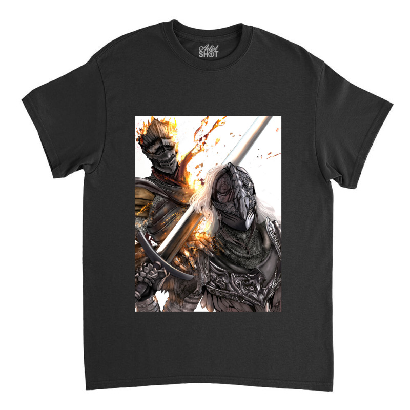 Ashen One And The Tarnished Classic T-shirt by ErnestGallon | Artistshot