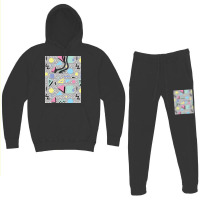 Eighties Memphis Pattern Design Classic Hoodie & Jogger Set | Artistshot