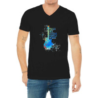 Pendant Que Ma Guitare Pleure Doucement Conception  Classique V-neck Tee | Artistshot