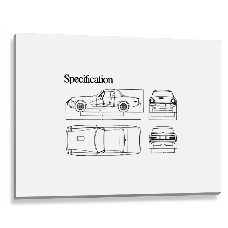 Jensen Healey   Technical Specs Metal Print Horizontal | Artistshot