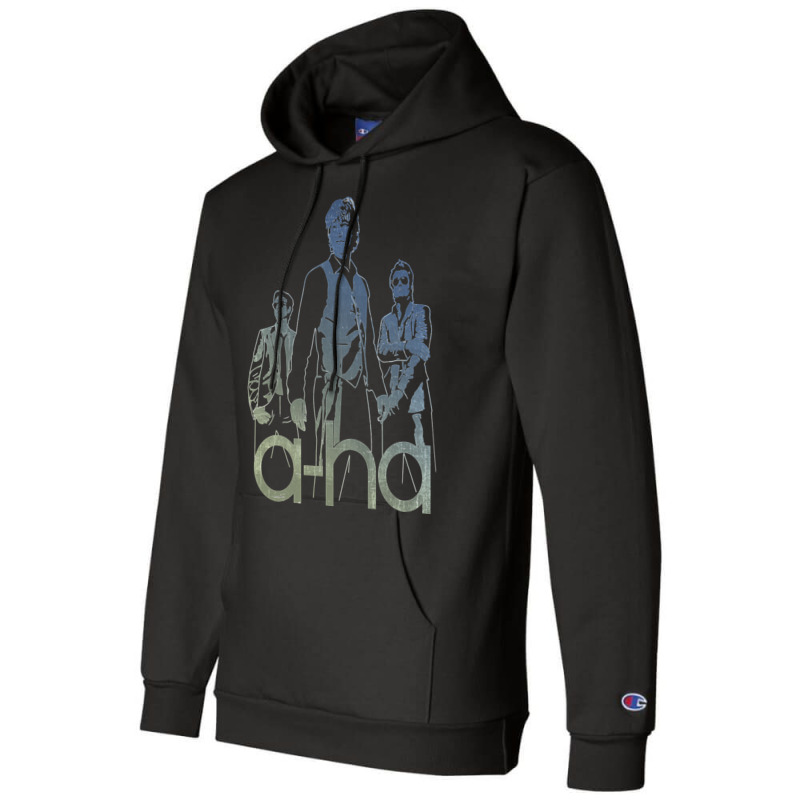 Aha Die Timeline A Ha Rave Acid   Blue Champion Hoodie by yazidukolopt | Artistshot