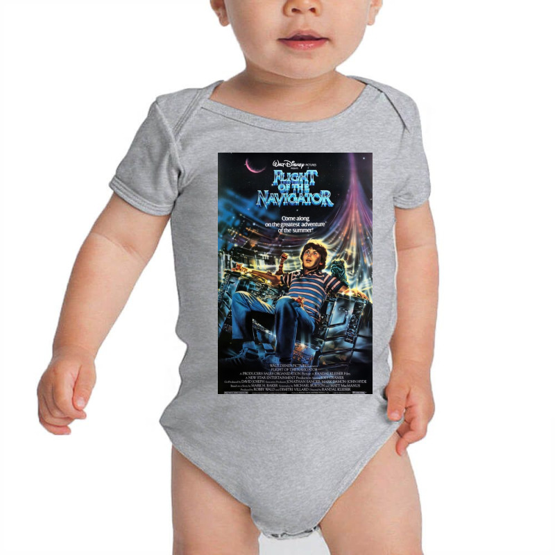 Flight Of The Navigator Poster Baby Bodysuit by williamwalsh | Artistshot