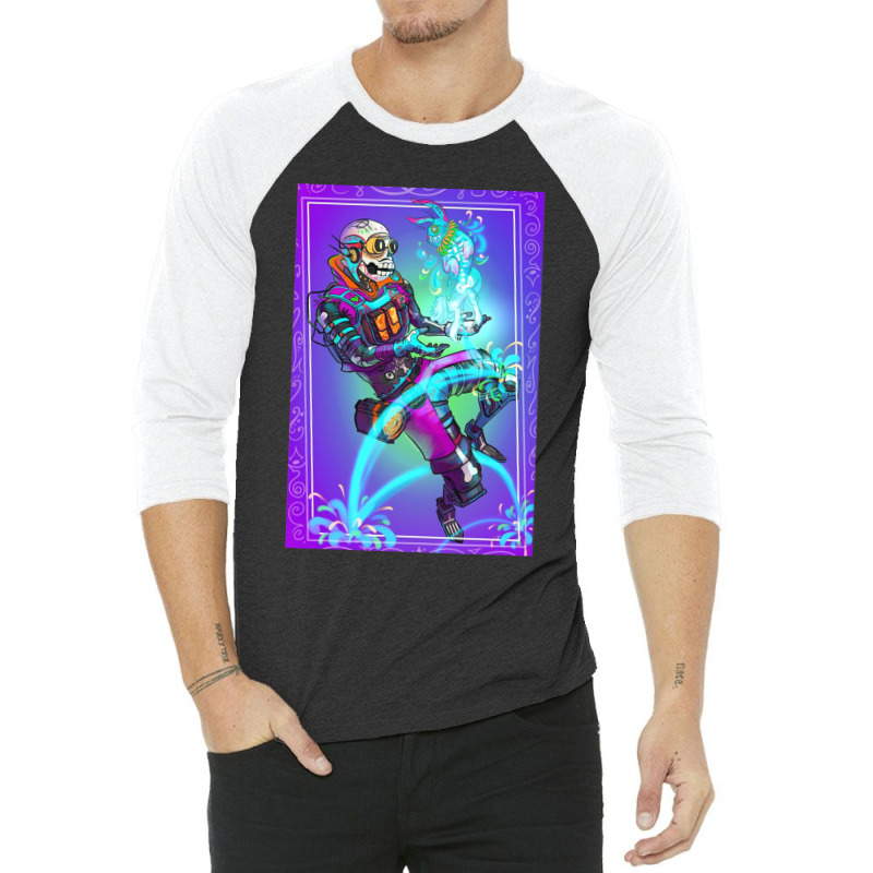 Octane Dia De Muertos Skin 3/4 Sleeve Shirt | Artistshot