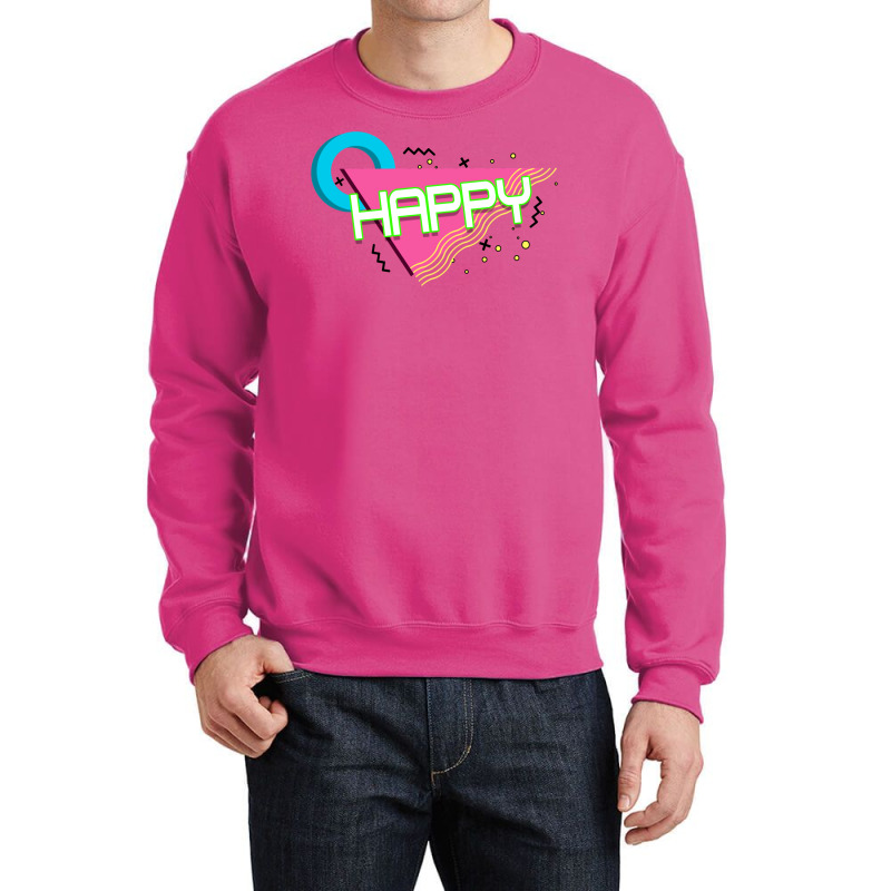 Happy Memphis Crewneck Sweatshirt by horveyfoths | Artistshot