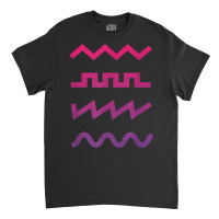 Waveform Techno Synthesizer Synth Analog T Shirt Classic T-shirt | Artistshot