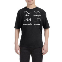 Waveform Techno Synthesizer Synth Analogue Digital T Shirt Youth Tee | Artistshot