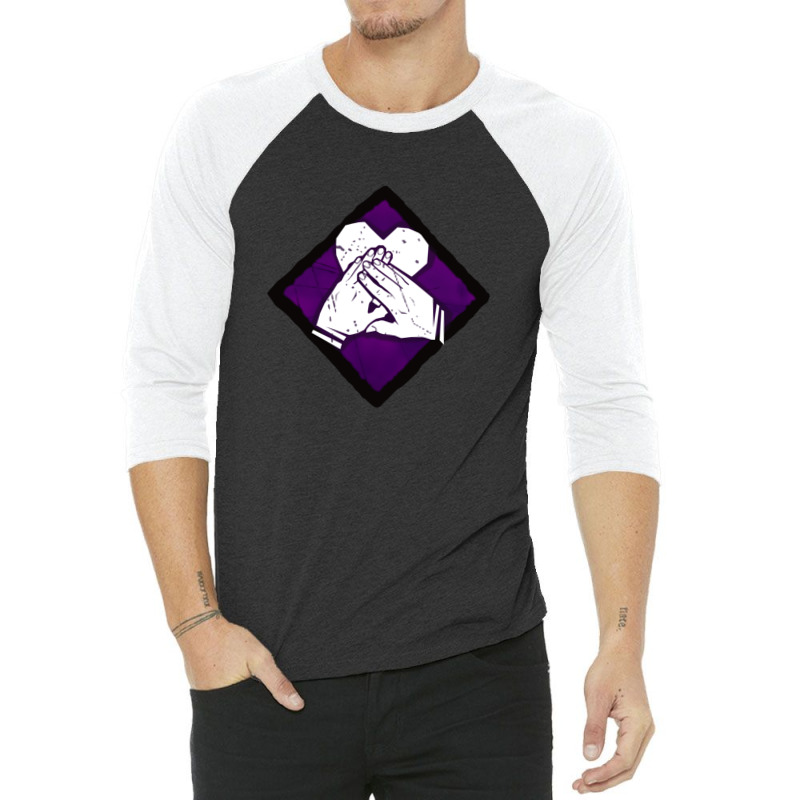 Empathy Hq Diamond Perk Inspired Splash Art 3/4 Sleeve Shirt by FeytenJoreto | Artistshot