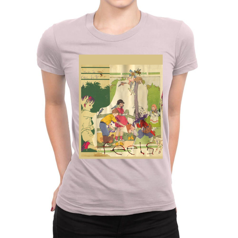 Animal Collective   Feels Graphic Ladies Fitted T-Shirt by chiarimagke | Artistshot