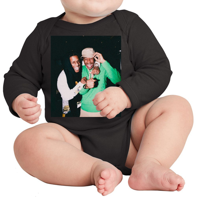 Asap Tyler Laugh Long Sleeve Baby Bodysuit | Artistshot