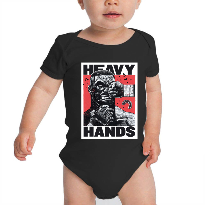 Heavy Hands Graphic By Gian Galang Baby Bodysuit by AcostaLopezJuan | Artistshot