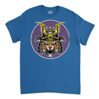 Tiger Samurai Helmet Funny Japanese Warrior Design Classic T-shirt | Artistshot