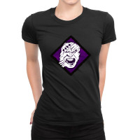 Euduring Hq Diamond Perk Inspired Splash Art Ladies Fitted T-shirt | Artistshot