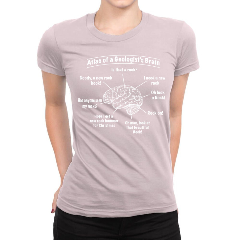 Atlas Of A Geologist Brain Ladies Fitted T-Shirt by kumquatsarena | Artistshot