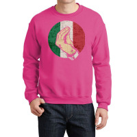 Italian Hand Gesture Sing Language Funny Italy Flag Vintage Crewneck Sweatshirt | Artistshot