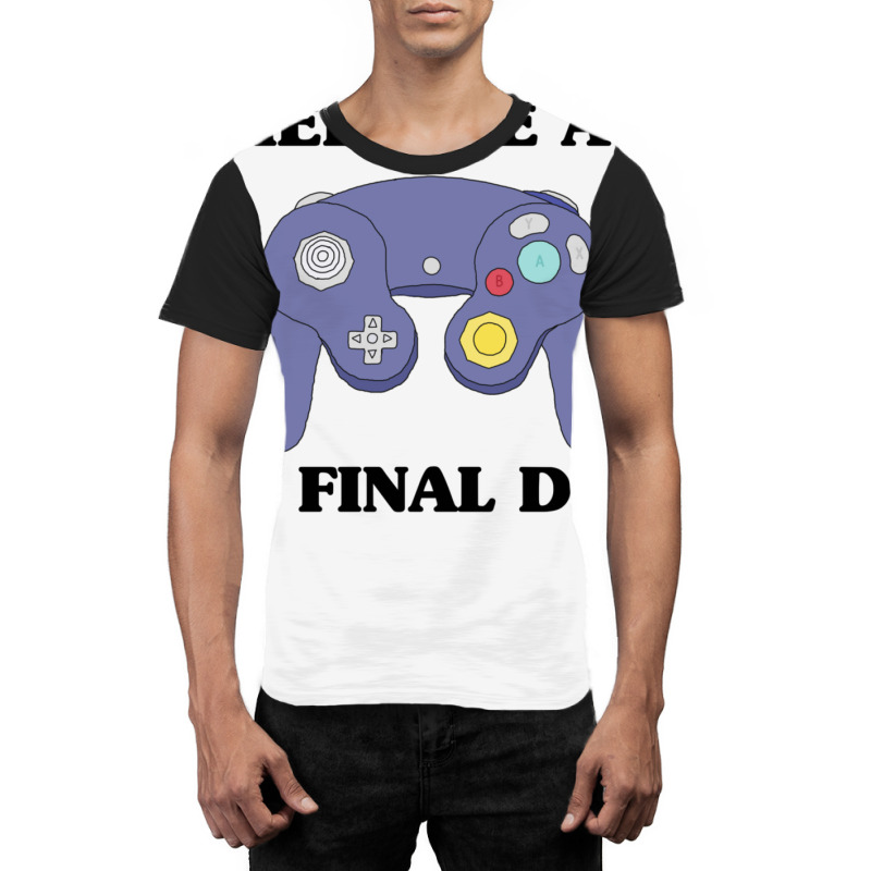 Smash Controller Melee Video Game Controller Illustration Final Destin Graphic T-shirt by SandeeNardi | Artistshot