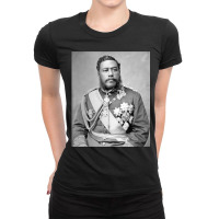 Kalākaua, The Last King Of Hawaii. Ladies Fitted T-shirt | Artistshot