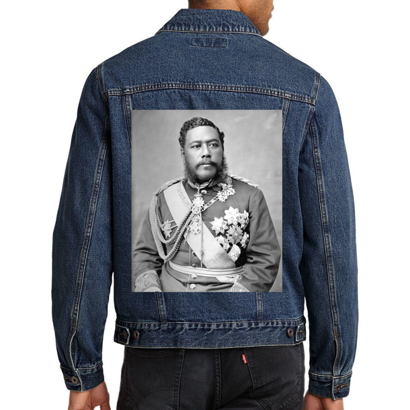 Kalākaua, The Last King Of Hawaii. Men Denim Jacket by PaulJKrois | Artistshot