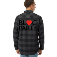 Bloc Party Heart   80s Flannel Shirt | Artistshot