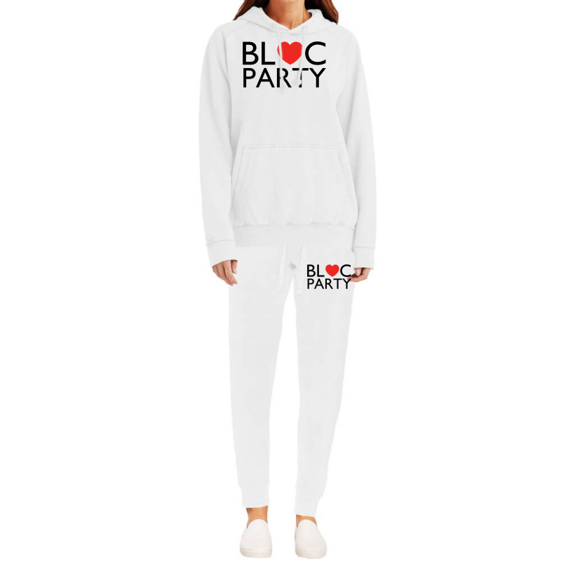 Bloc Party Heart   80s Hoodie & Jogger set by yazidukolopt | Artistshot