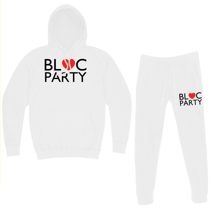 Bloc Party Heart   80s Hoodie & Jogger set by yazidukolopt | Artistshot