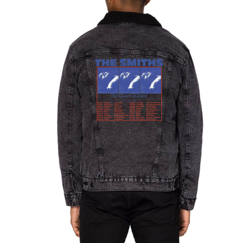 The Smiths Us Tour 86 Unisex Sherpa-lined Denim Jacket | Artistshot